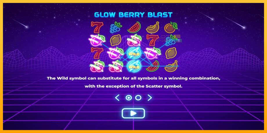 Glow Berry Blast lošimo automatas už pinigus, paveikslėlį 1