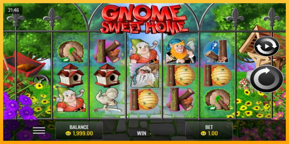 Gnome Sweet Home lošimo automatas už pinigus, paveikslėlį 1