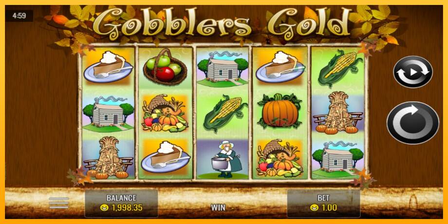 Gobblers Gold lošimo automatas už pinigus, paveikslėlį 1