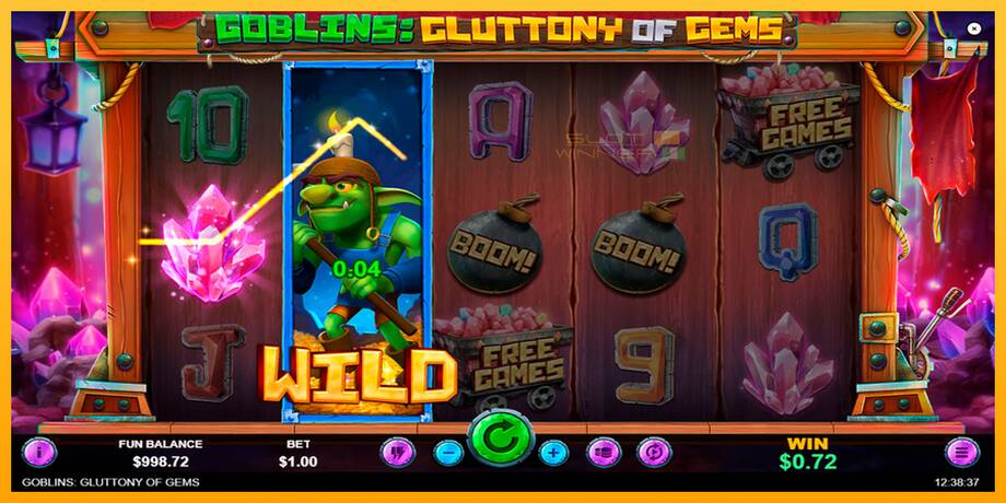 Goblins Gluttony of Gems lošimo automatas už pinigus, paveikslėlį 2