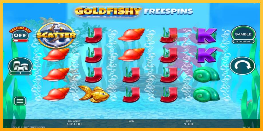 Gold Fishy Free Spins lošimo automatas už pinigus, paveikslėlį 2