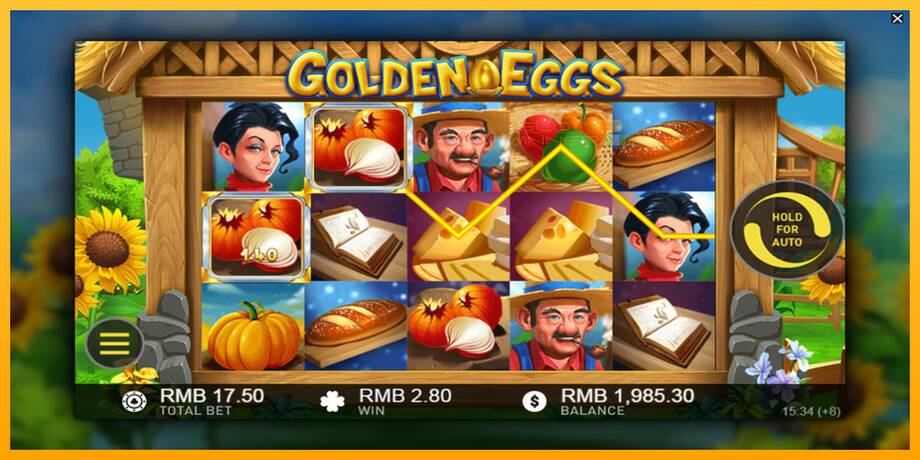 Golden Eggs lošimo automatas už pinigus, paveikslėlį 3