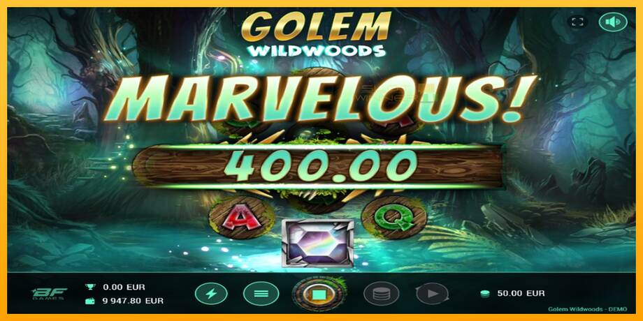 Golem Wildwoods lošimo automatas už pinigus, paveikslėlį 3