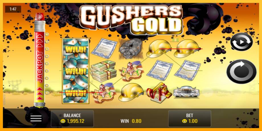 Gushers Gold lošimo automatas už pinigus, paveikslėlį 2