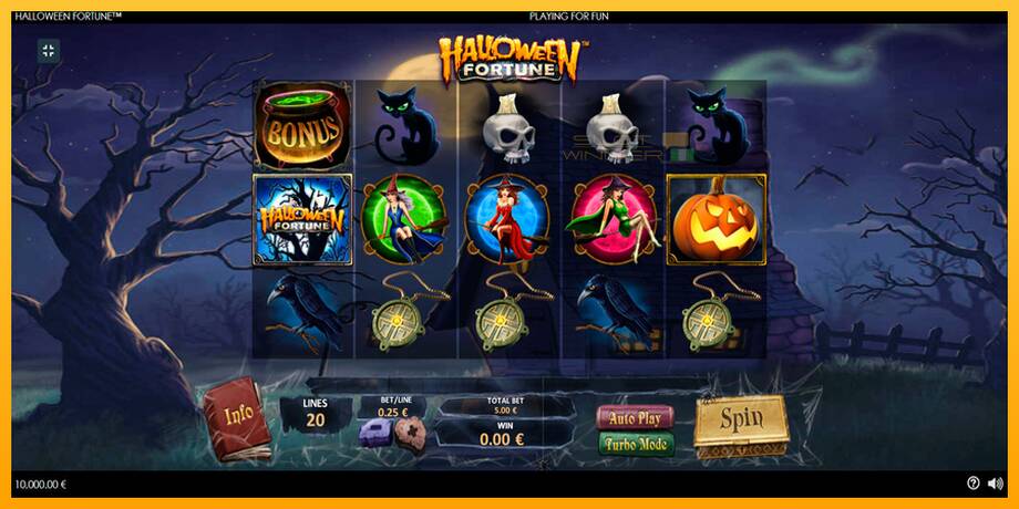 Halloween Fortune lošimo automatas už pinigus, paveikslėlį 1