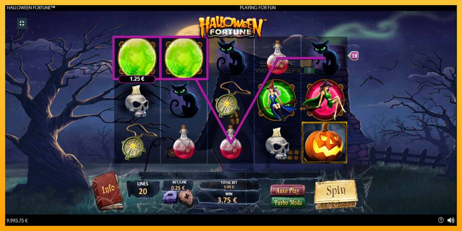 Halloween Fortune lošimo automatas už pinigus, paveikslėlį 2