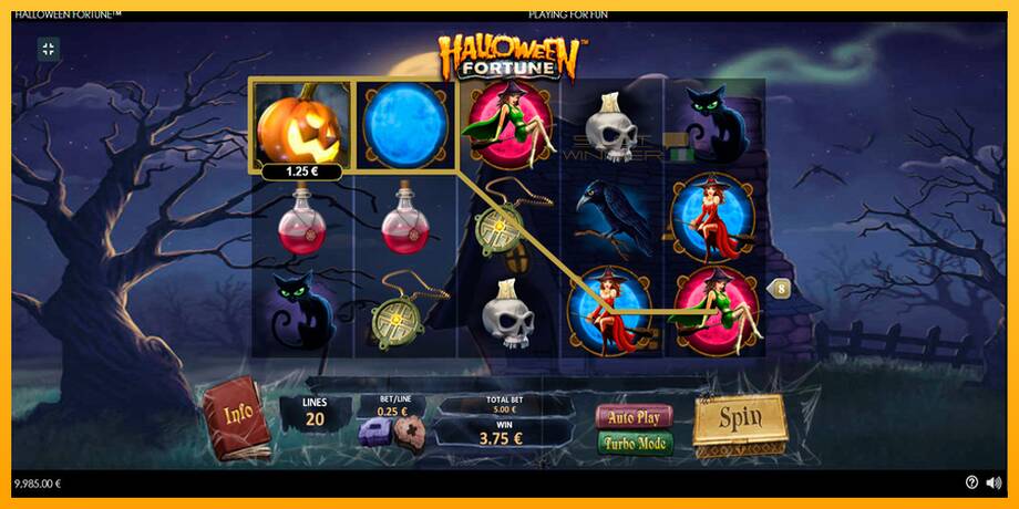 Halloween Fortune lošimo automatas už pinigus, paveikslėlį 3