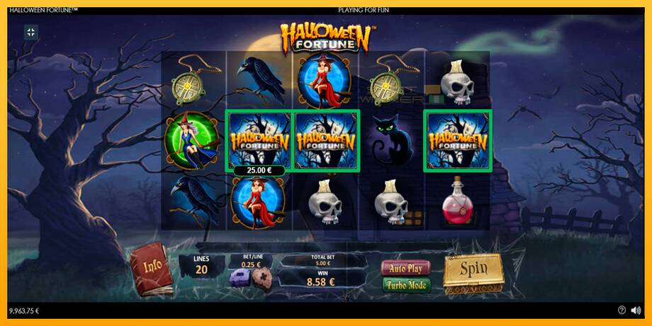 Halloween Fortune lošimo automatas už pinigus, paveikslėlį 5