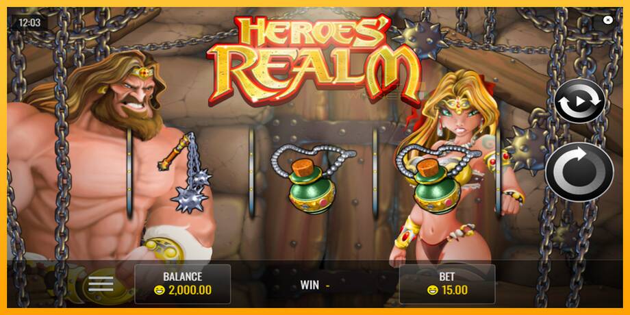 Heroes Realm lošimo automatas už pinigus, paveikslėlį 2