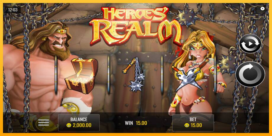 Heroes Realm lošimo automatas už pinigus, paveikslėlį 3