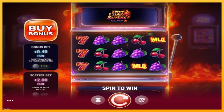 Hot Lucky Sevens Claw lošimo automatas už pinigus, paveikslėlį 1