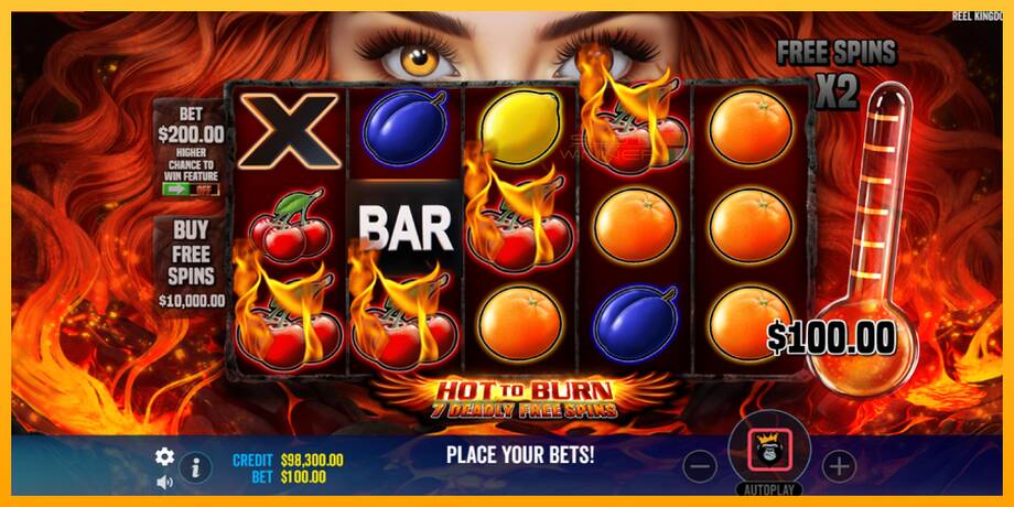 Hot to Burn - 7 Deadly Free Spins lošimo automatas už pinigus, paveikslėlį 4