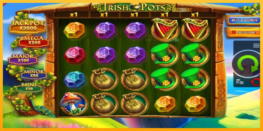 Irish Pots MultiMax lošimo automatas už pinigus, paveikslėlį 1