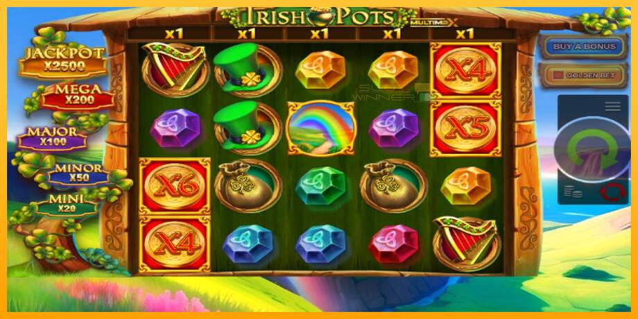 Irish Pots MultiMax lošimo automatas už pinigus, paveikslėlį 2