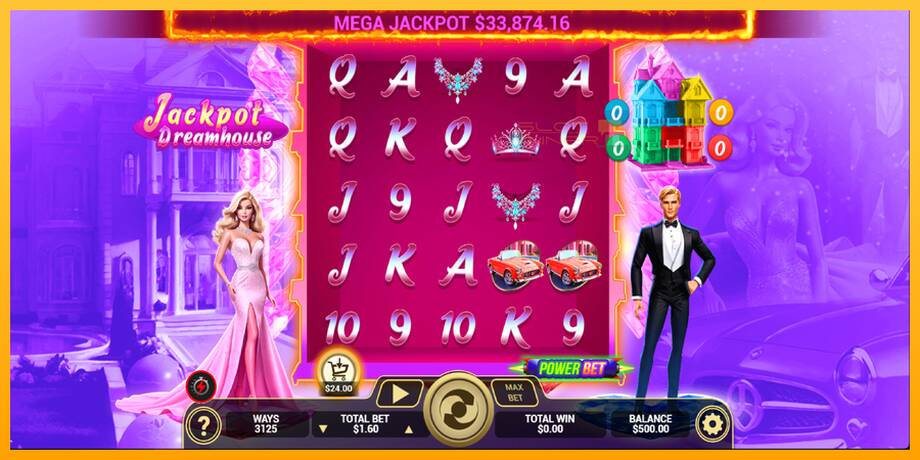 Jackpot Dreamhouse lošimo automatas už pinigus, paveikslėlį 2