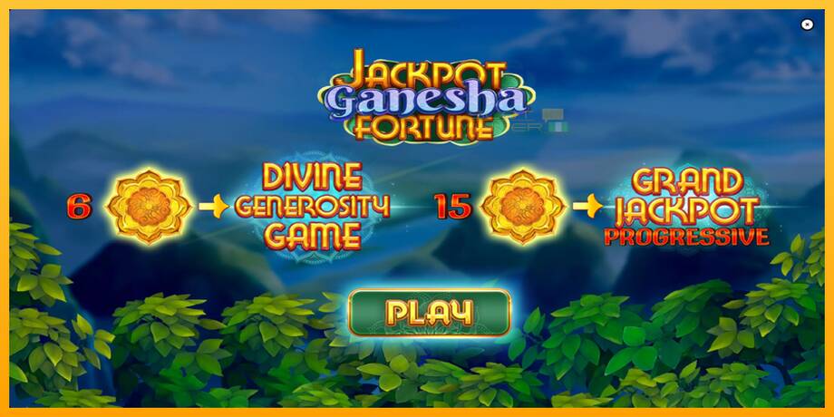 Jackpot Ganesha Fortune lošimo automatas už pinigus, paveikslėlį 1