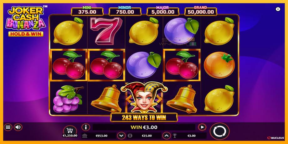 Joker Cash Bonanza - Hold & Win lošimo automatas už pinigus, paveikslėlį 2