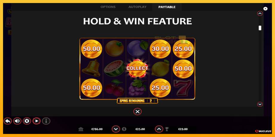 Joker Cash Bonanza - Hold & Win lošimo automatas už pinigus, paveikslėlį 6