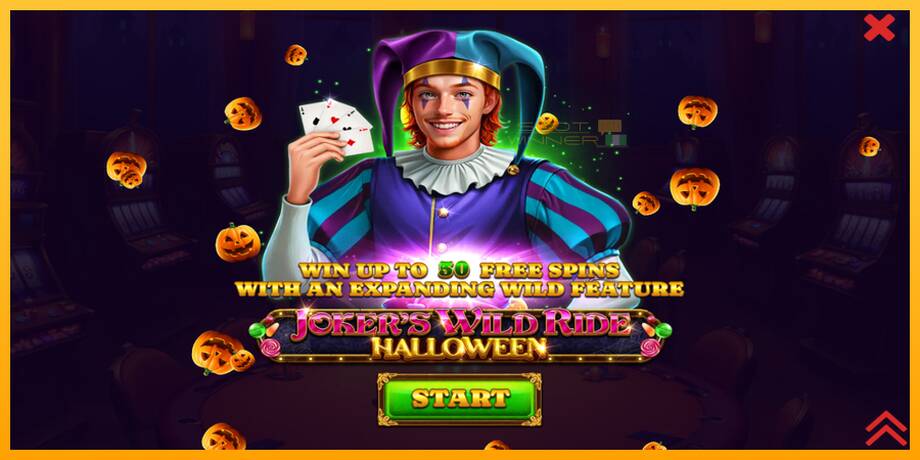 Jokers Wild Ride Halloween lošimo automatas už pinigus, paveikslėlį 1