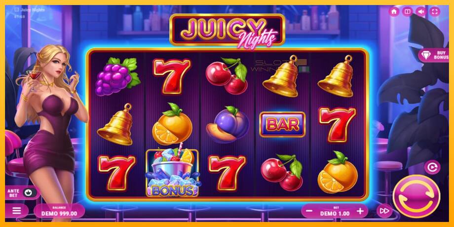 Juicy Nights lošimo automatas už pinigus, paveikslėlį 2