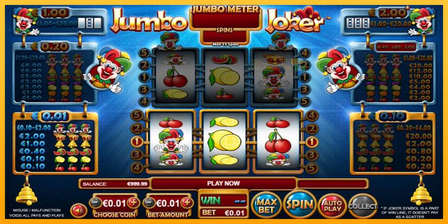 Jumbo Joker lošimo automatas už pinigus, paveikslėlį 2