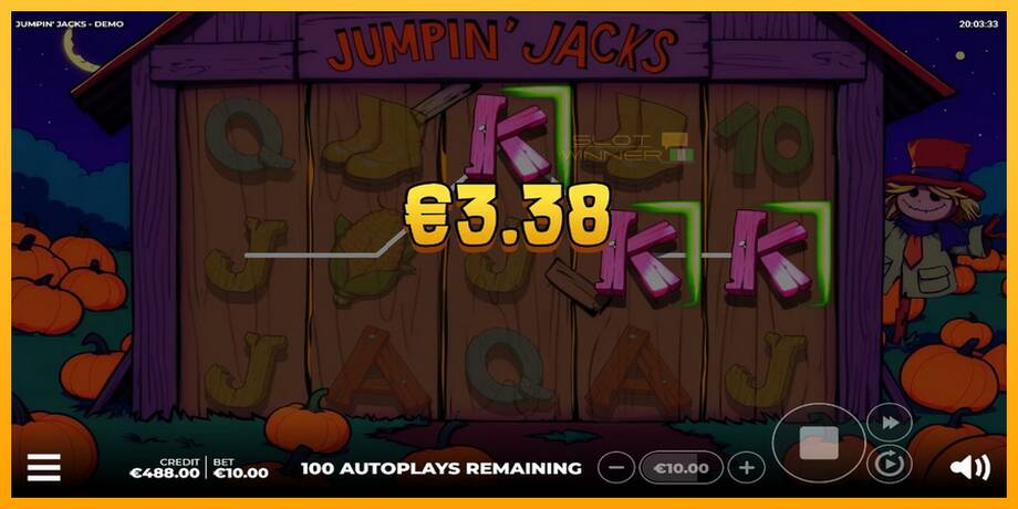 Jumpin Jacks lošimo automatas už pinigus, paveikslėlį 2