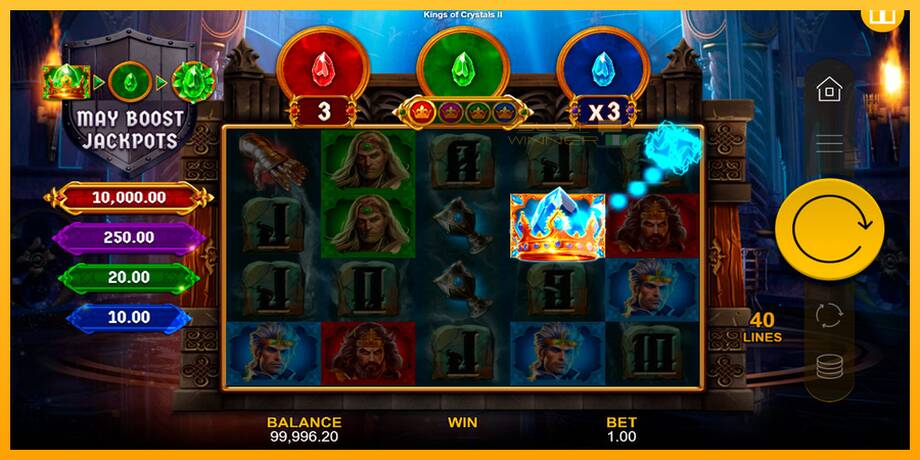 Kings of Crystals II Power Combo lošimo automatas už pinigus, paveikslėlį 3