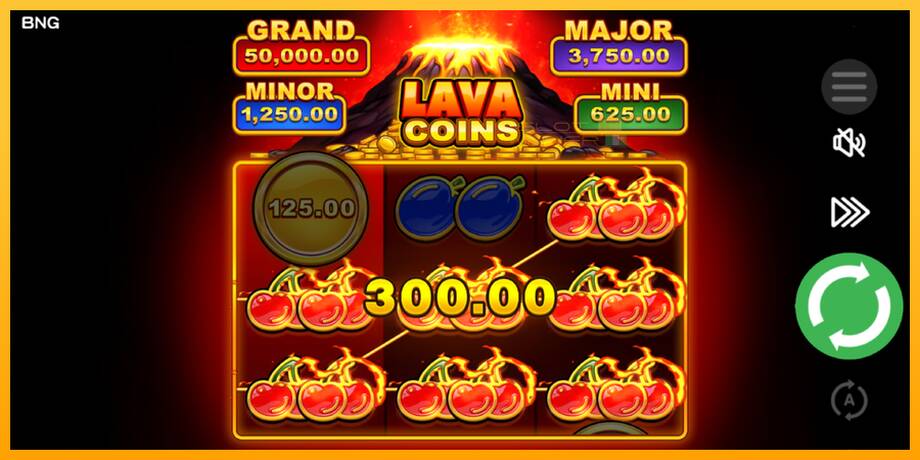 Lava Coins lošimo automatas už pinigus, paveikslėlį 3