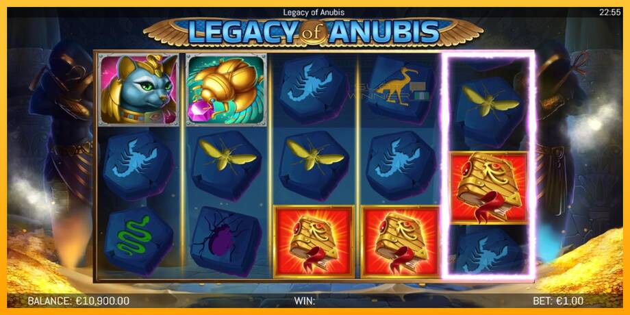 Legacy of Anubis lošimo automatas už pinigus, paveikslėlį 3