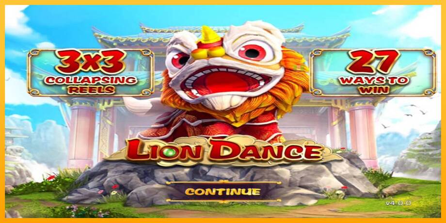 Lion Dance lošimo automatas už pinigus, paveikslėlį 1