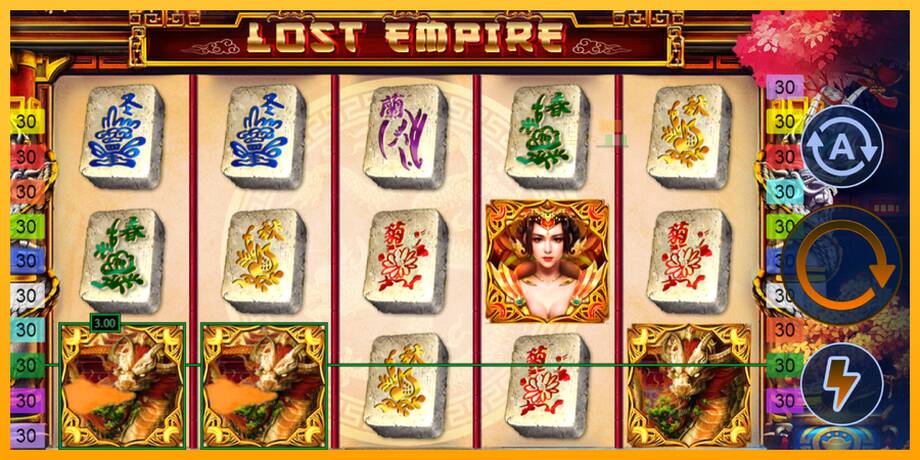 Lost Empire lošimo automatas už pinigus, paveikslėlį 2