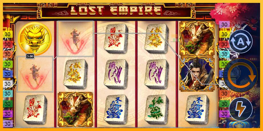 Lost Empire lošimo automatas už pinigus, paveikslėlį 3