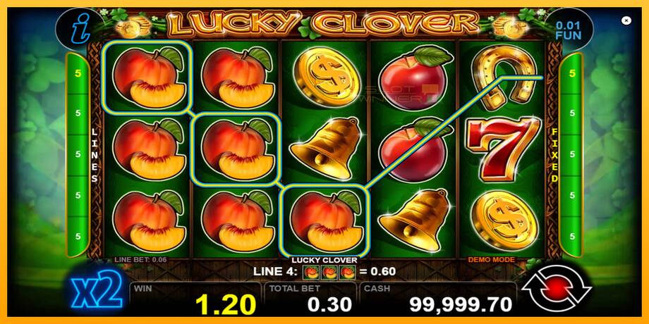 Lucky Clover lošimo automatas už pinigus, paveikslėlį 2