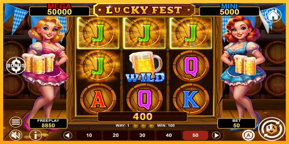 Lucky Fest Hold & Win lošimo automatas už pinigus, paveikslėlį 2