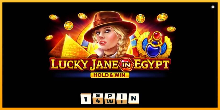 Lucky Jane in Egypt Hold & Win lošimo automatas už pinigus, paveikslėlį 1