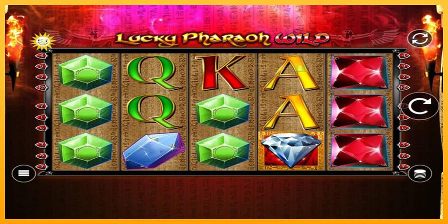 Lucky Pharaoh Wild lošimo automatas už pinigus, paveikslėlį 1