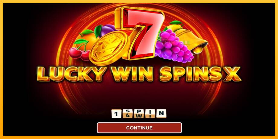 Lucky Win Spins X lošimo automatas už pinigus, paveikslėlį 1