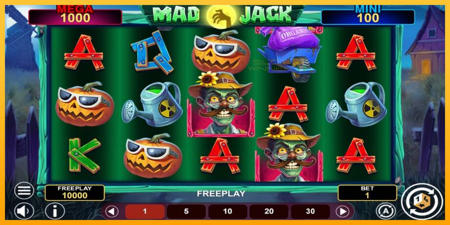 Mad Jack Hold & Win lošimo automatas už pinigus, paveikslėlį 1