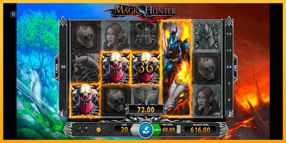 Magic Hunter lošimo automatas už pinigus, paveikslėlį 4