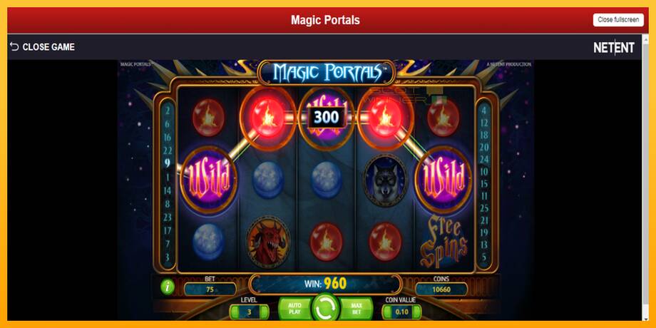 Magic Portals lošimo automatas už pinigus, paveikslėlį 4