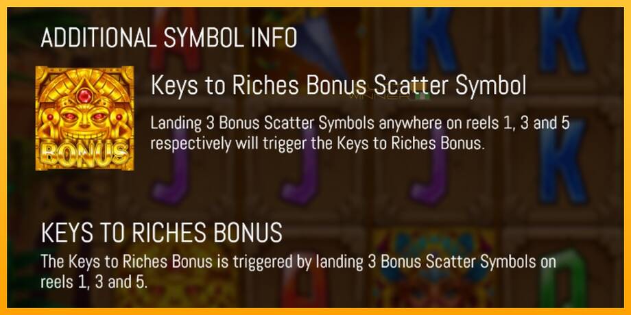 Mayan Temple Riches lošimo automatas už pinigus, paveikslėlį 5