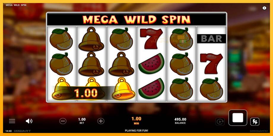 Mega Wild Spin lošimo automatas už pinigus, paveikslėlį 4