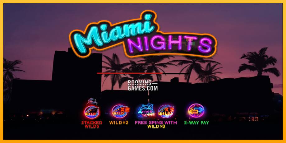 Miami Nights lošimo automatas už pinigus, paveikslėlį 1