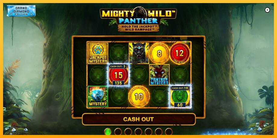 Mighty Wild: Panther Grand Diamond Edition lošimo automatas už pinigus, paveikslėlį 1