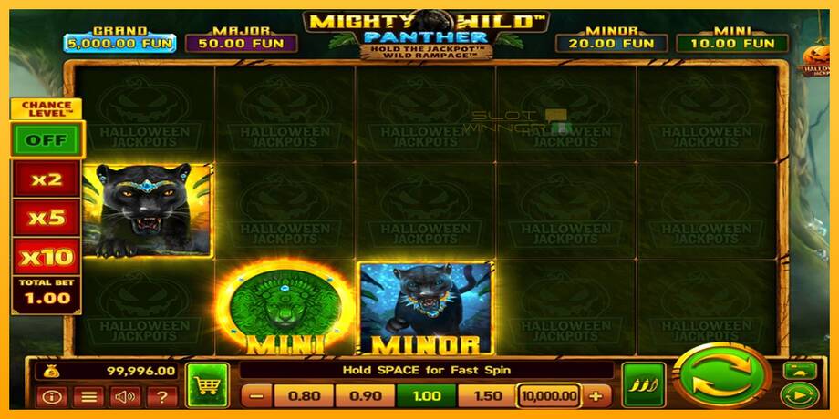 Mighty Wild: Panther Grand Diamond Edition Halloween Jackpots lošimo automatas už pinigus, paveikslėlį 2