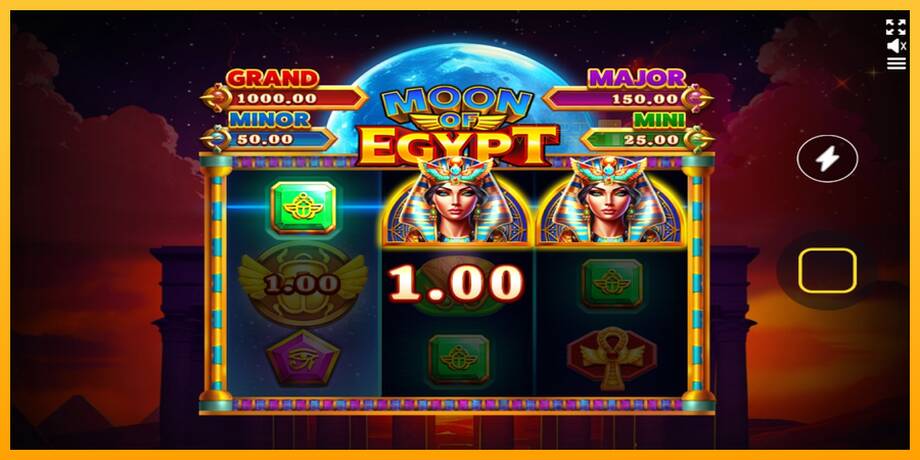 Moon of Egypt lošimo automatas už pinigus, paveikslėlį 2