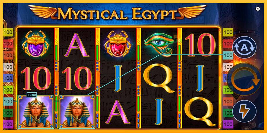 Mystical Egypt lošimo automatas už pinigus, paveikslėlį 3