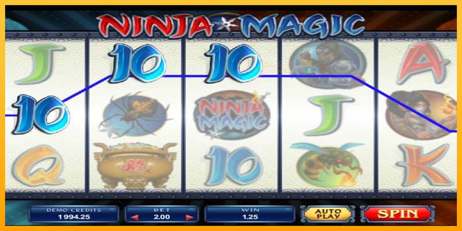 Ninja Magic lošimo automatas už pinigus, paveikslėlį 4