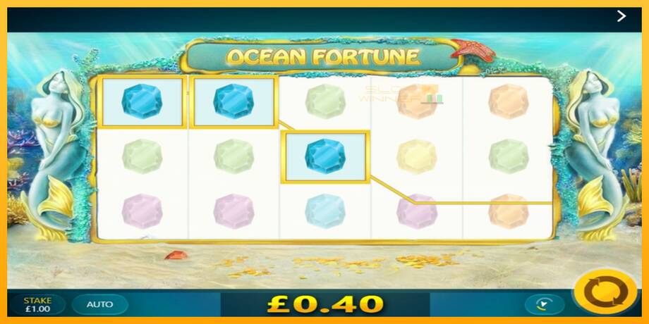 Ocean Fortune lošimo automatas už pinigus, paveikslėlį 3