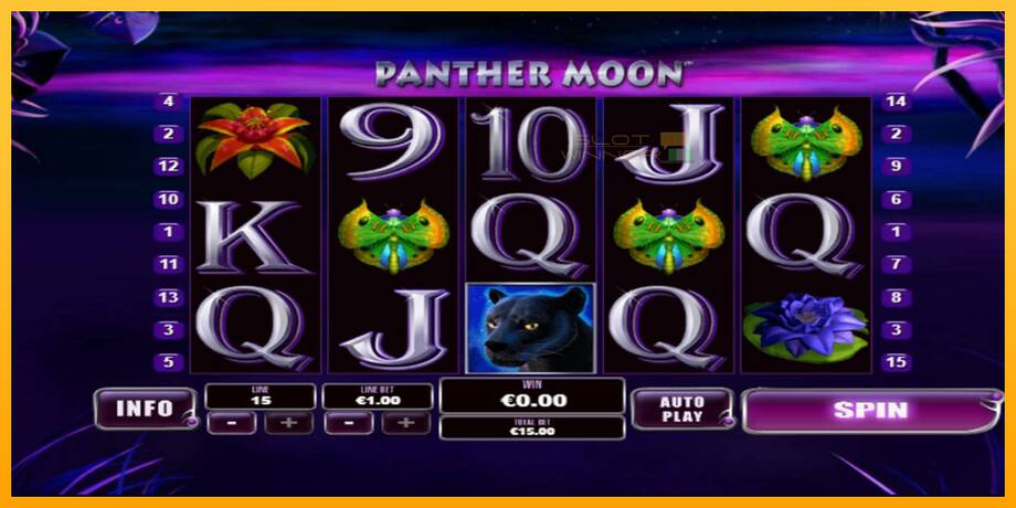 Panther Moon lošimo automatas už pinigus, paveikslėlį 1